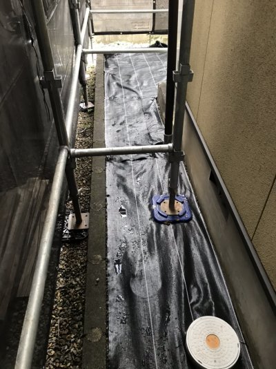 【メンテナンスブログ】外壁塗装の現場養生 | スタッフ　ブログ