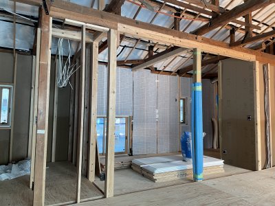 北方モデル　断熱材、天井下地完了！ | スタッフ　ブログ