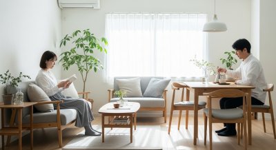 【自然素材リノベ・北欧スタイルインテリアコーディネート】統一感のある部… | 中古住宅×リノベーション