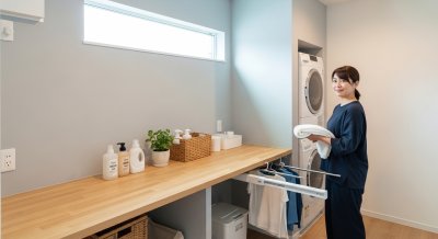 ランドリールームを作る間取りリノベーションのメリットとは｜間取りリノベ… | 中古住宅×リノベーション