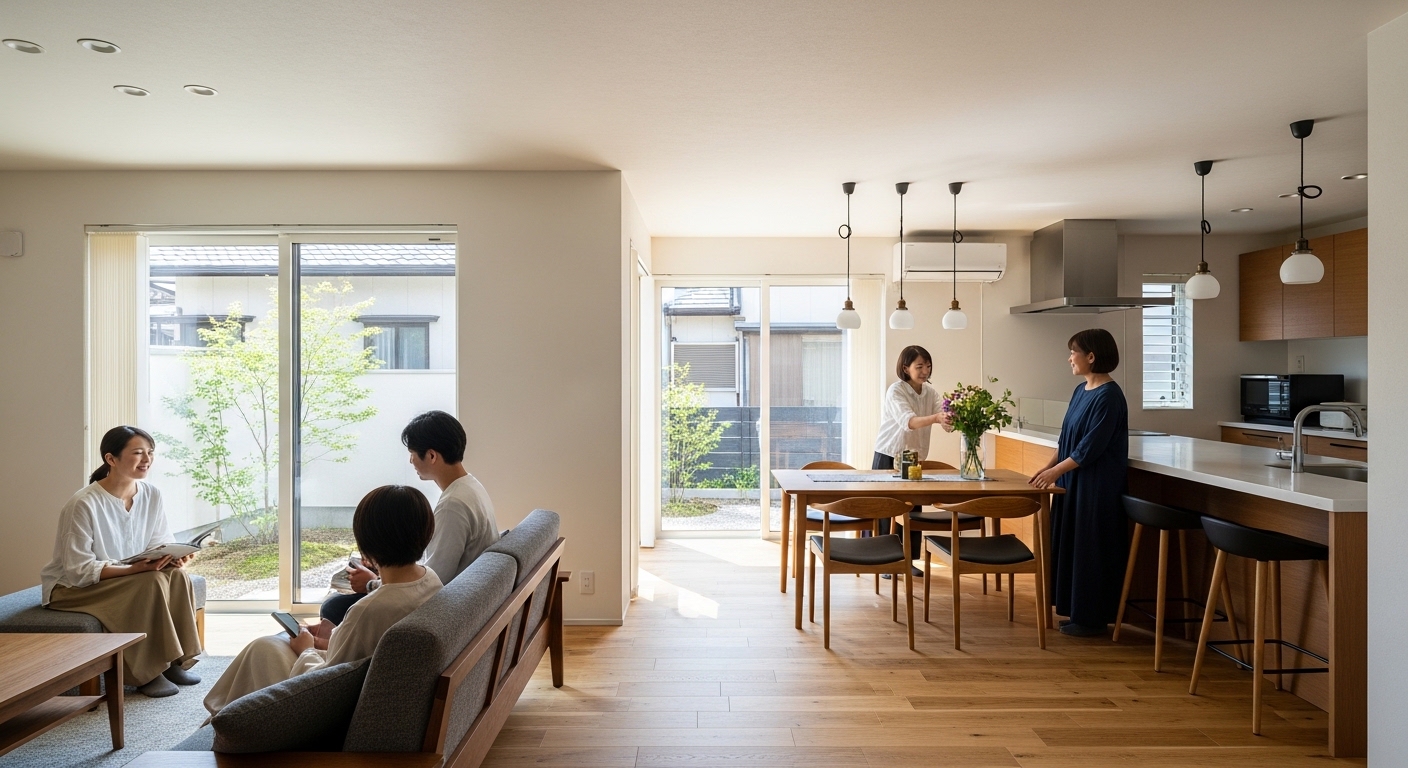 平屋風リノベーションで人気の間取りとは｜間取りリノベーション平屋風住宅の特徴 | 中古住宅×リノベーション