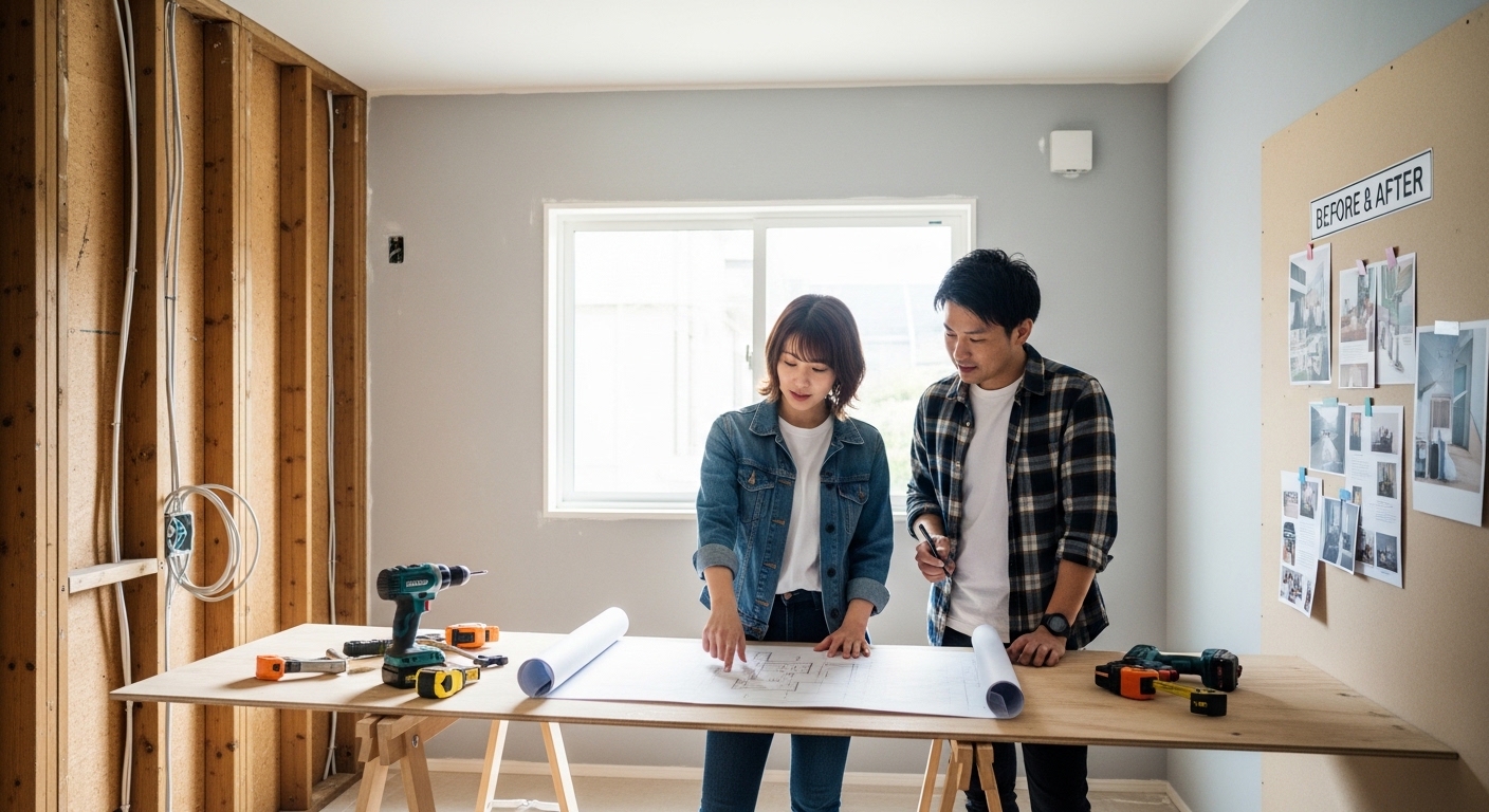 住宅ローンとリノベーション費用をまとめる方法｜中古住宅リノベーションローンの仕組み | 中古住宅×リノベーション