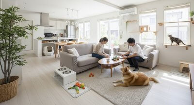 ペットと暮らすための間取りリノベーションの工夫｜間取りリノベーションペ… | 中古住宅×リノベーション