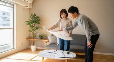 ワンルームを快適にする間取りリノベーション｜狭小住宅の工夫 | リノベーション全般