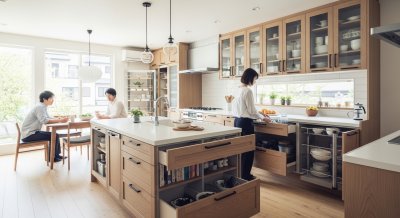 キッチン収納を改善する間取りリノベーションの工夫｜間取りリノベーション… | 中古住宅×リノベーション